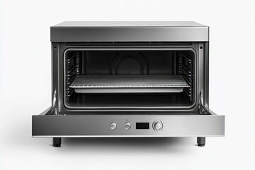 Fototapeta premium Microwave oven isolated on white background