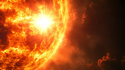 Fototapeta premium Radiant overlays: bright transition effects with stunning sun rays and celestial light. Solar Luster. Illustration