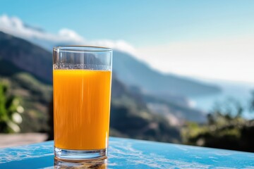 Orange Juice by the Ocean View