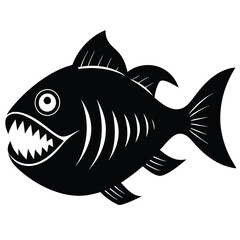 vector illustration of a fish