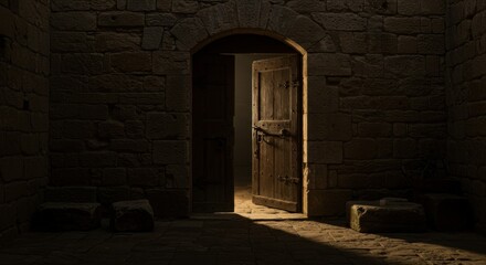 Mysterious Stone Doorway
