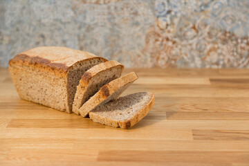 homemade bread, slices, cut, baking, healthy food, sourdough, rye flour, homemade, bread, slice, bakery, baked, sliced, fresh, board