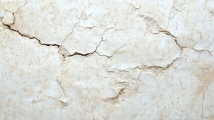 Cracked Off-White Surface with Brown Speckles Texture