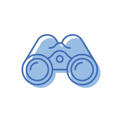 Binoculars Vector icon