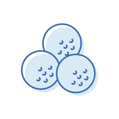 Golf Balls Vector icon