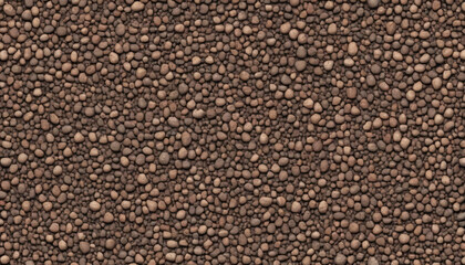 Fototapeta premium Pixelated 8-bit dirt texture with small rocks, subtle color variations, and an organic, natural look.