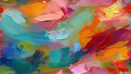 seamless texture of oil paint strokes