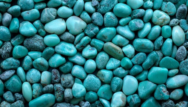 turquoise stones texture background