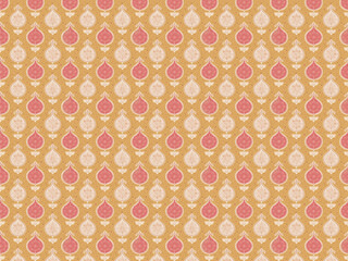 vector design of a Seamless suzani pattern