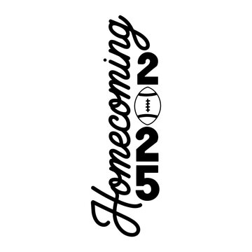 Homecoming 2025 Bold Typography