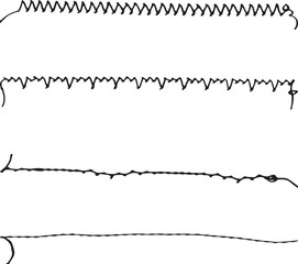 minimalist border lines divider separator stitches drawing