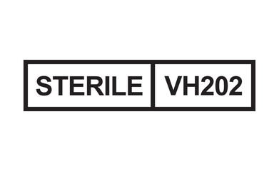 sterilized hydrogen peroxide symbol medical product