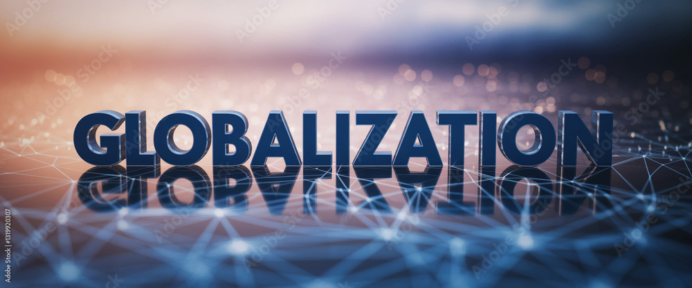 Poster Three-dimensional word 