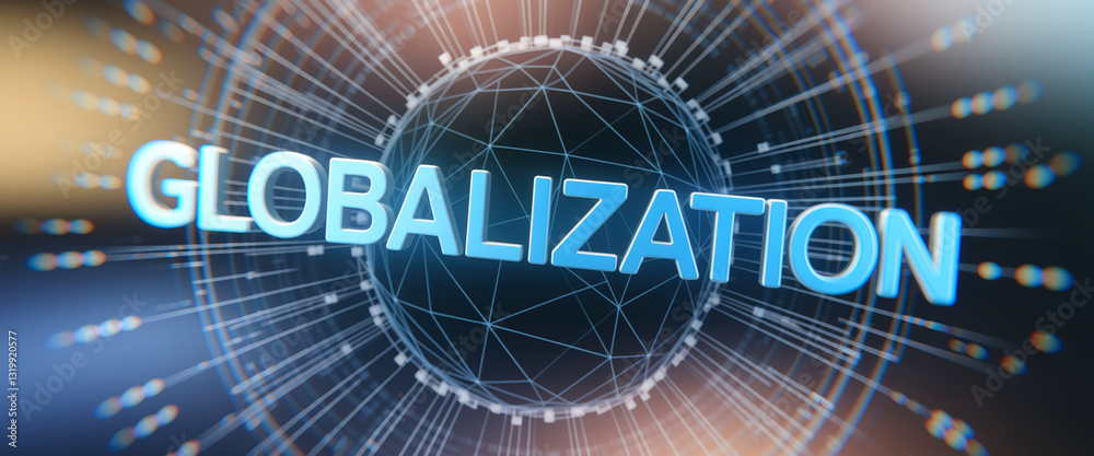 Poster 3D rendering of 