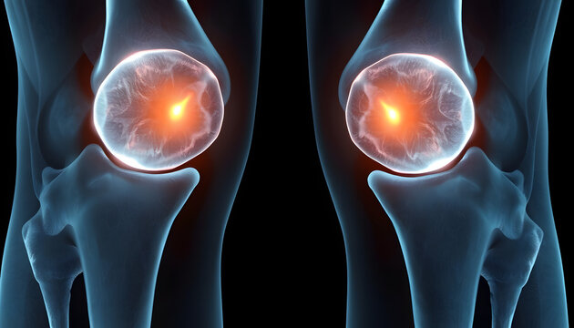 menisci of a human knee x ray , with white tonespng
