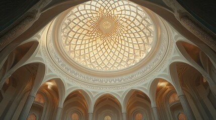 Ornate Dome Interior, Architectural Detail
