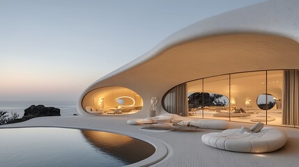 Modern Beachfront Home Architectural Design