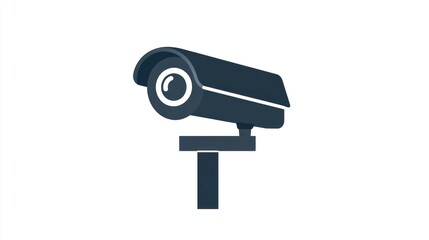 Surveillance Camera Icon Modern Security System Design for Safety and Monitoring Solutions