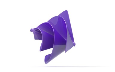 3d illustration of archimedes wind turbine isolated on white background
