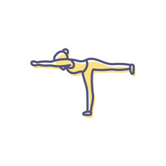 Gymnastics Vector icon