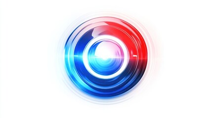 Abstract Circular Design with Vibrant Colors and Dynamic Light Effects for Creative Projects