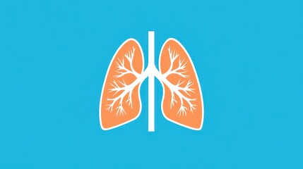 An Xray of lungs with a clean background, showcasing clarity and detail for medical analysis and education purposes.