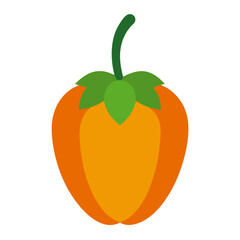 Vector Habanero Illustration - Cartoon, Clipart, and Line Art Design with White Background, High-quality vector habanero design in cartoon, clipart, and line art styles with a white background