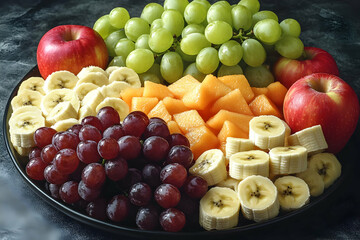 Assorted Fresh Fruit Platter Display
