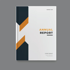 annual report template cover design