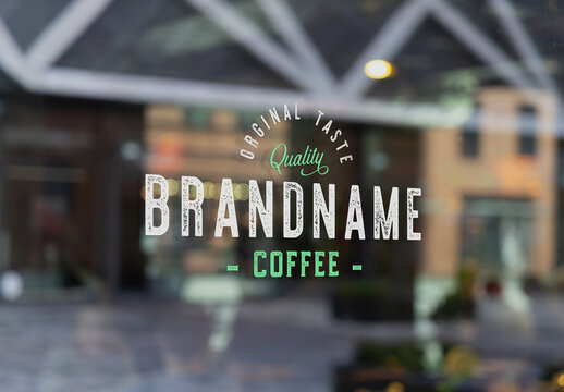 Window Logo Mockup