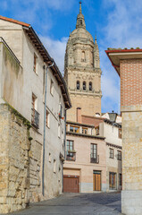 Architectural detail of the Cathedral of Salamanca, Spain