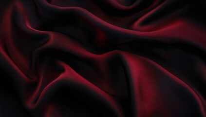  Black dark gray purple burgundy red background. Silk satin fabric. Luxury elegant beauty premium rich. Shiny glitter shimmer silky. Drapery fold crease. Christmas birthday Valentine romance festival.