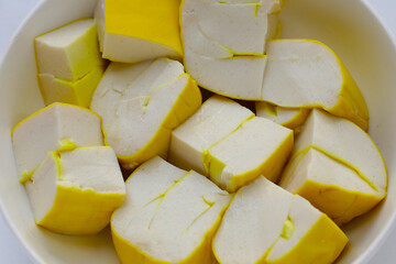 Soy tofu cubes, Tofu soy bean curd