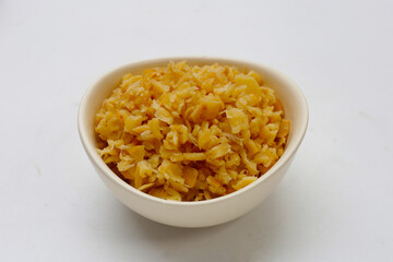 Dries cabbage leaves praserveg vegetables