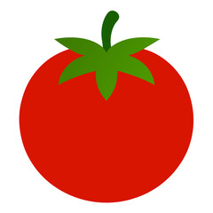 Vector Tomato Illustration with White Background – Clipart, Cartoons, Line Art Design,  Create a vibrant tomato vector illustration for your projects with a white background