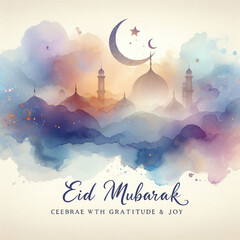 Eid Al Fitr Eid Mubarak Poster, Banner Design