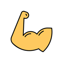 Fototapeta premium Bicep Vector icon
