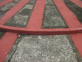 Close-up of concrete surface with unique pattern and cracks. Suitable for architectural and graphic...
