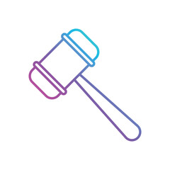 Bat Mallet Vector icon