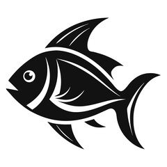 Fish and Seafood Flat Icons for Food Apps and Websites - Vector, Cartoon, Clipart, Line Art, Flat vector icons of fish and seafood for food apps, websites, and digital food design