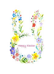 abstract floral Easter  background 