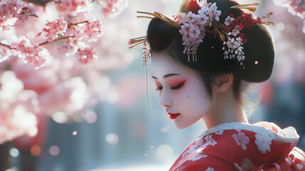 walking in kyoto, GEnerated AI