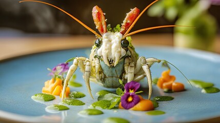 Explore Bizarre and Bold Culinary Creations with Unconventional Dishes Perfect for Foodies Seeking Unique and Adventurous Tastes Ideal for Social Media Sharing or Gourmet Events