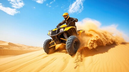 Desert Quad Bike Adventure: Thrilling Ride Across Golden Sands