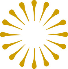 Fireworks on transparent PNG background