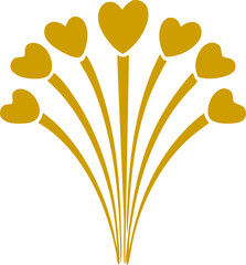 Fireworks on transparent PNG background
