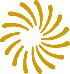 Fireworks on transparent PNG background