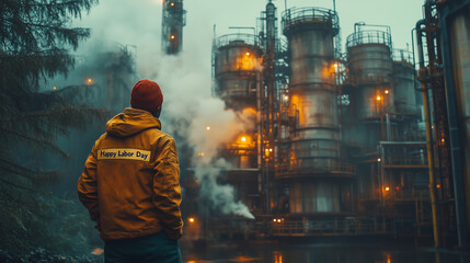 Construction worker at work