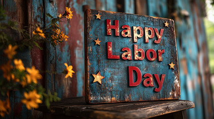 Labor day signage