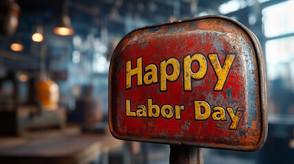 Happy Labor Day signage